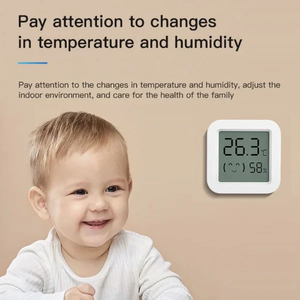 New Tuya WiFi Temperature Humidity Sensor Smart Life Backlight Hygrometer Thermometer Sensor Support Alexa Google Home Assistant - Image 2