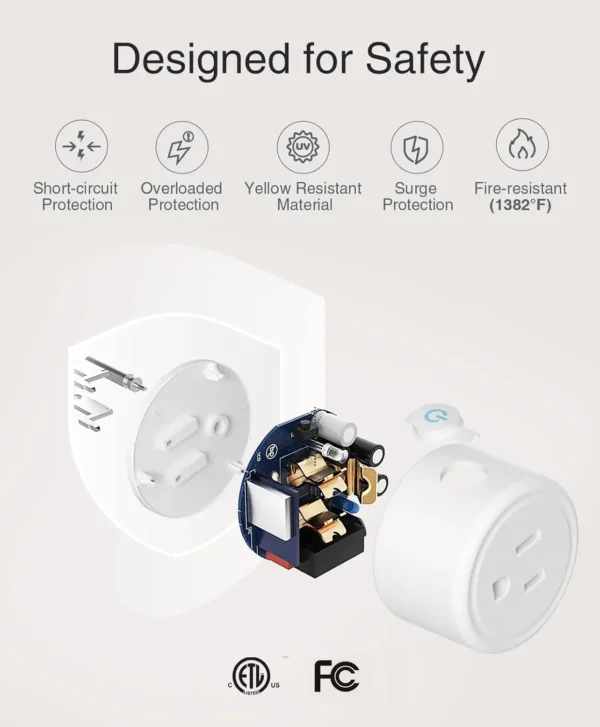 Tuya WIFI / Zigbee US Socket Smart Plug 10A/16A/20A Smart Life Remote Voice Control Timing Outlet Work with Google Home Alexa - Image 6