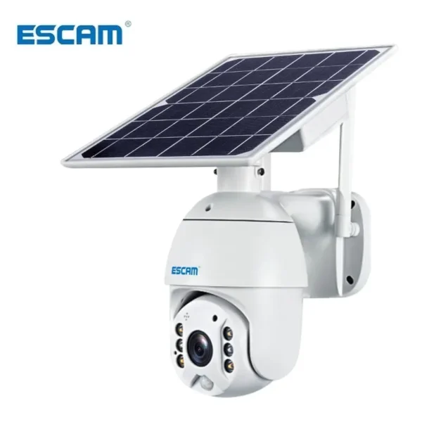 ESCAM QF280 1080p Wifi Version Shell Solar Security Camera Outdoor Surveillance Waterproof CCTV Camera Smart Home Two-way Voice - Image 2