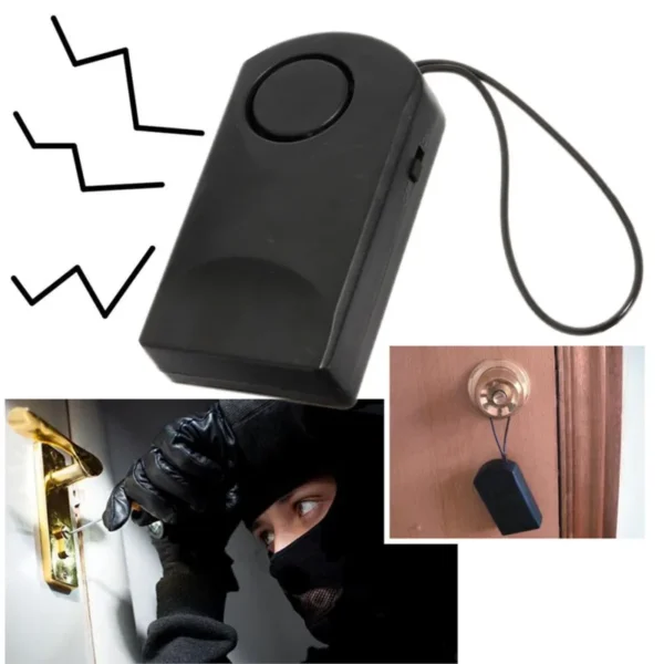 Portable 120 Wireless Touch Sensor Security Alarm Loud Door Knob Entry Alert Anti Theft Scaring Hotel Travel Safety Siren - Image 4