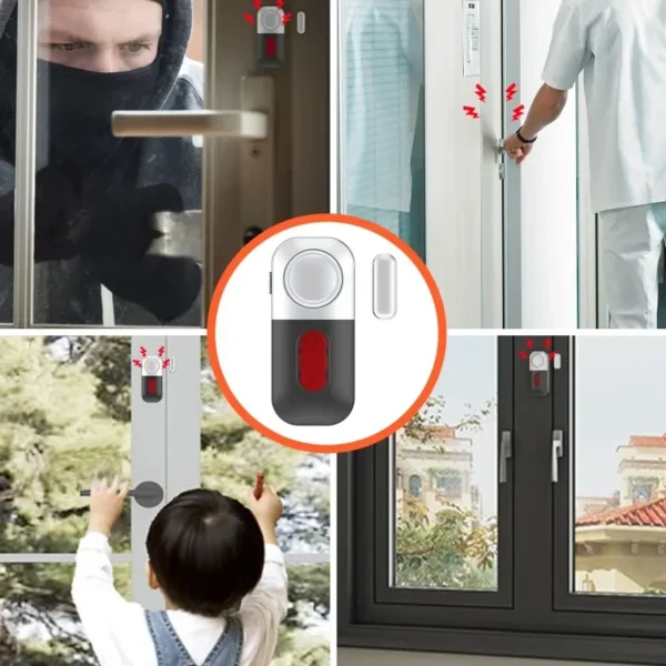 Door Window Sensor Wireless Burglar 130bp Alarm Magnetic Home Longer System Entry Burglar Security Battery Device Safety Home - Image 3