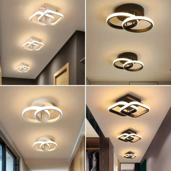 LED Aisle Ceiling Light Corridor Lighting Fixtures Minimalist Nordic Table Lamp Creative Porch Cloakroom LED Small Ceiling Light