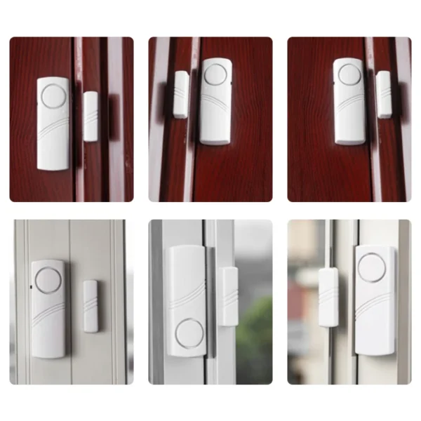 Independent Door Sensor Burglar Alarm Open Closed Magnetic Gap Window Alarm Detector Security Protection Wireless Alarm System - Image 2