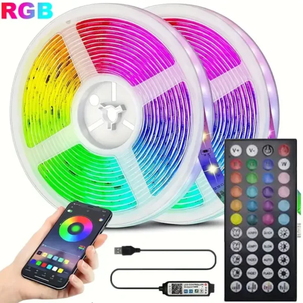 Led Strip Lights Bluetooh App Ir Remote Control Wifi 1-30M Usb Rgb 5050 Flexible Diode Tape For Room Decoration Led Lamp Ribbon