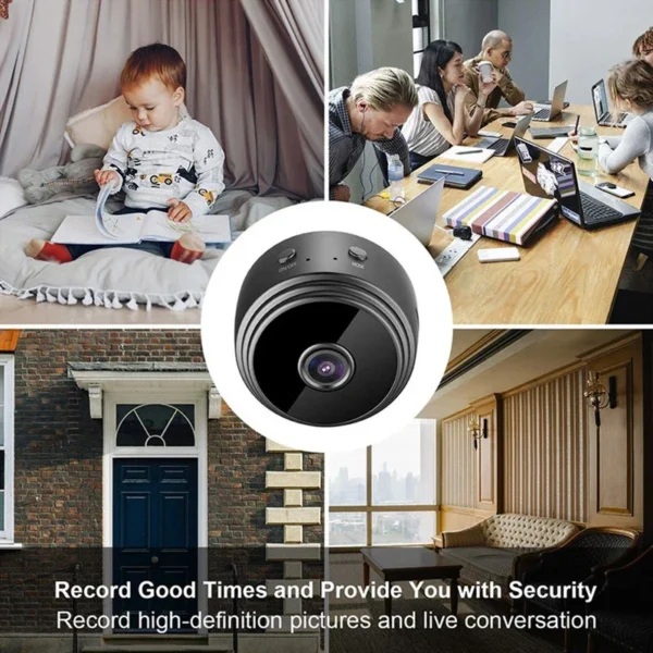 A9 WiFi Mini Camera Wireless Video Recorder Voice Recorder Security Monitoring Camera Smart Home For Infants And Pets - Image 4