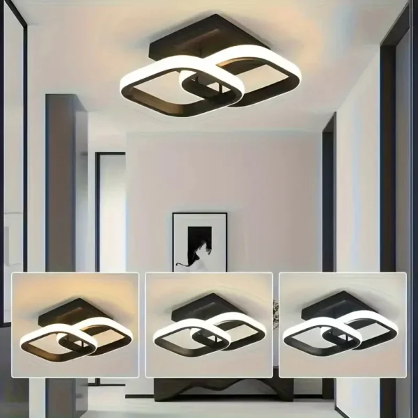 LED Aisle Ceiling Light Corridor Lighting Fixtures Minimalist Nordic Table Lamp Creative Porch Cloakroom LED Small Ceiling Light - Image 3