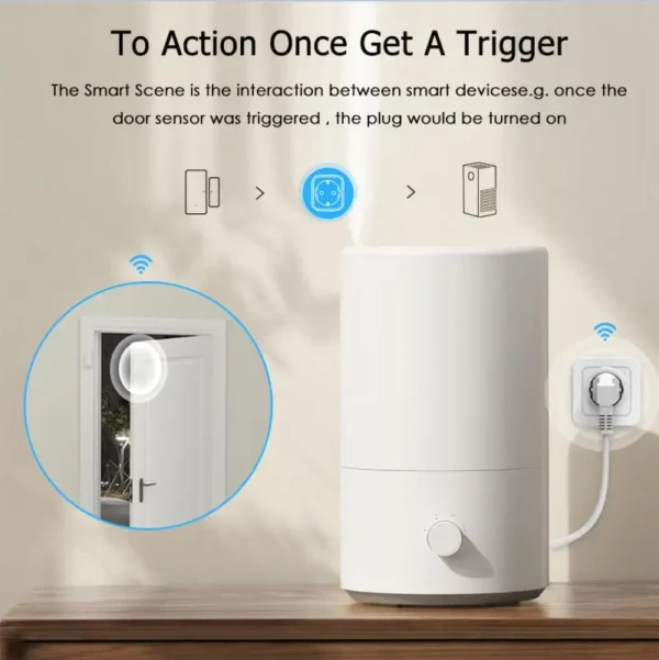 AUBESS EWelink/Tuya WiFi Smart Socket 16/20A EU Smart Plug Power Monitoring Timing Outlet Alexa Google Home Alice Voice Control - Image 6