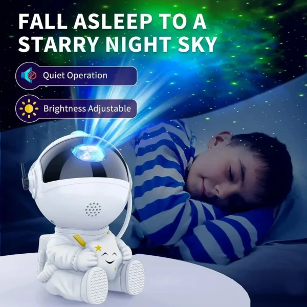 Star Projector Galaxy Night Light Astronaut Space Projector Starry Nebula Ceiling LED Lamp for Bedroom Home Decorative kids gift - Image 4