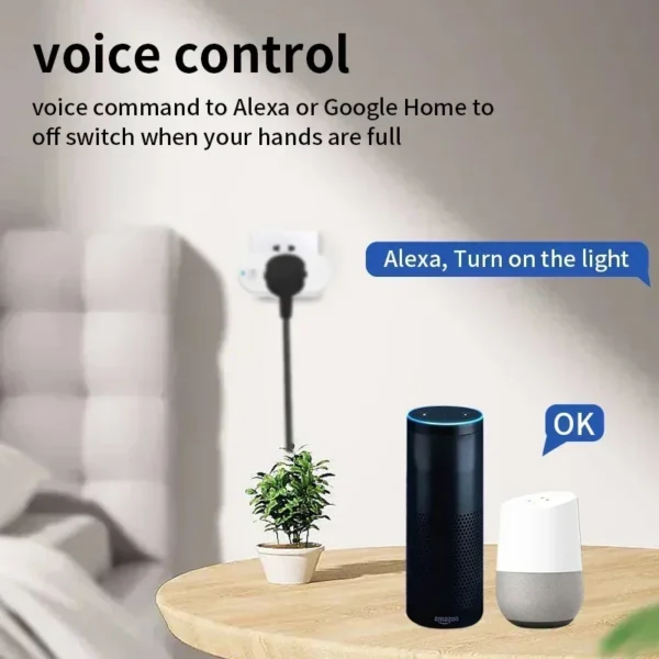 TNCE Brazil Plug 16/20A adapter WIFI/Zigbee socket with Power Monitor Smart Life App control Alexa Google Home Controle vioce - Image 4