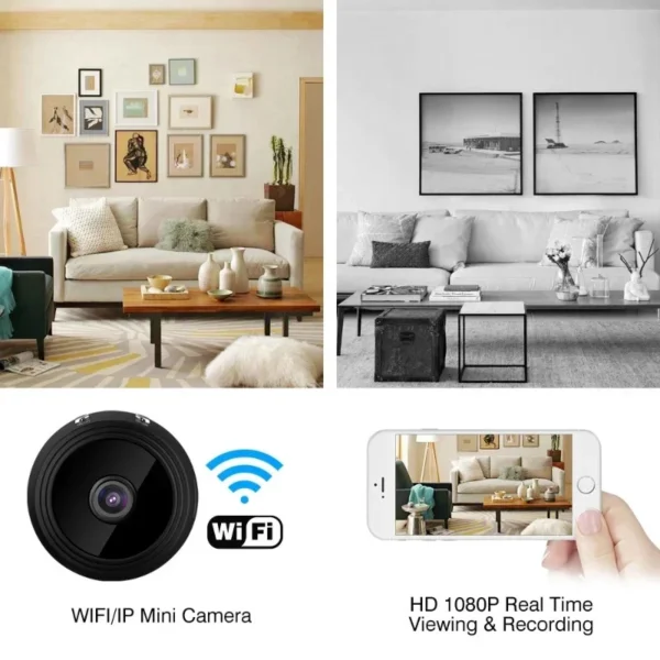 A9 Mini Camera HD 720P Intelligent Home Security IP WiFi Camera Monitor Mobile Remote Camera Mobile Remote Application - Image 5