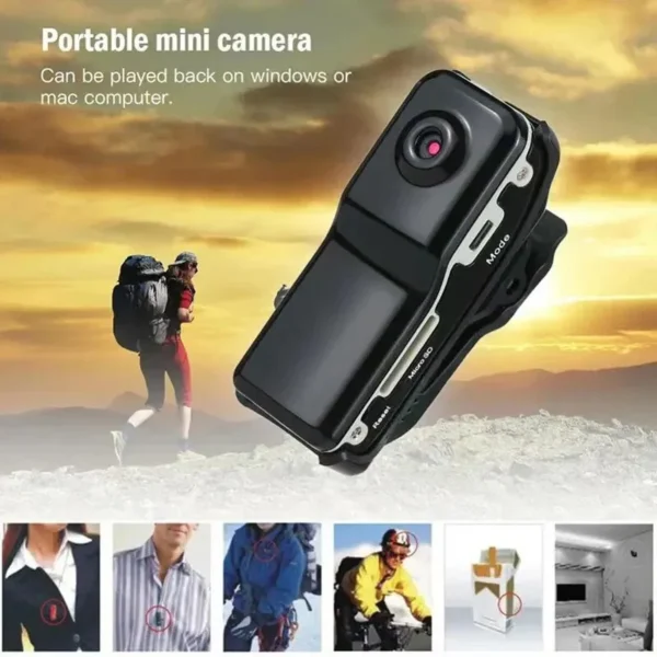 HD Mini DV Camera Body Camcorder Mount Portable Video Record Nanny Security Cam Small Sports Car DVR Webcam For Home and Office - Image 3