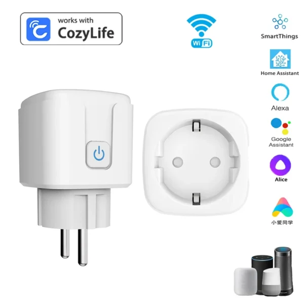 HomeKit WiFi 16A EU Smart Socket AC100~240V High Power Outlet APP Remote Control Timer Plug Works With Alexa Google Apple Siri - Image 6