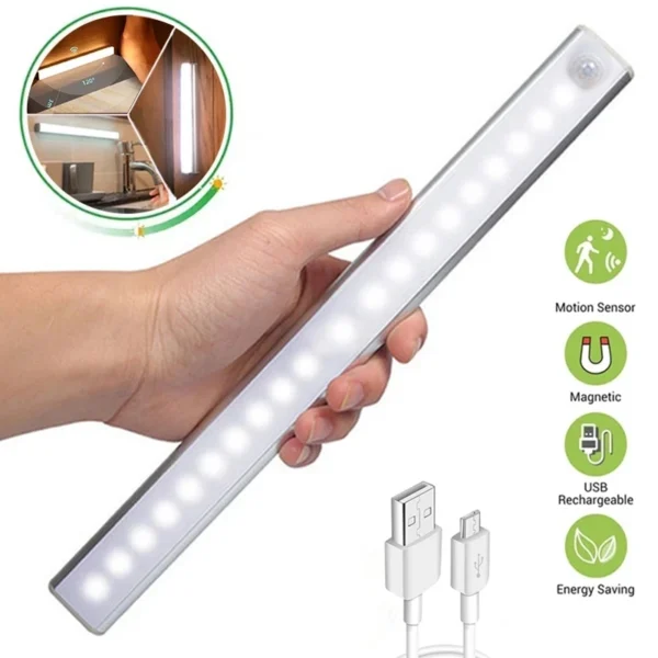 Wireless LED Night Light Motion Sensor Light Closet Night Lamp For Kitchen Bedroom Detector Light Cabinet Staircase Backlight - Image 2