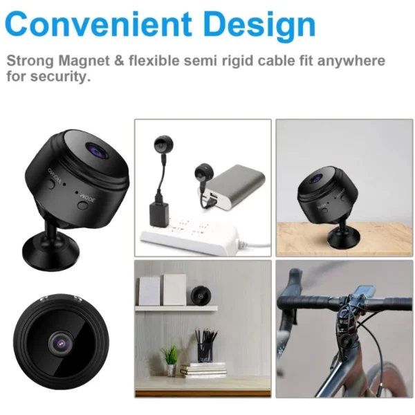 A9 Mini Camera HD 720P Intelligent Home Security IP WiFi Camera Monitor Mobile Remote Camera Mobile Remote Application - Image 2