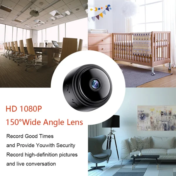 A9 WiFi Mini Camera Wireless WiFi Video Recorder Security Protection Camera Smart Home Monitoring Camera For Infants And Pets ﻿ - Image 6