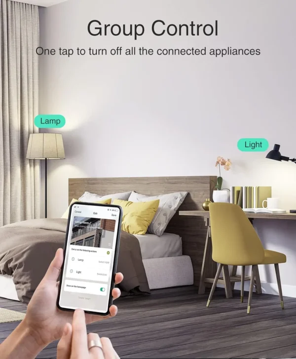 Tuya WIFI / Zigbee US Socket Smart Plug 10A/16A/20A Smart Life Remote Voice Control Timing Outlet Work with Google Home Alexa - Image 5