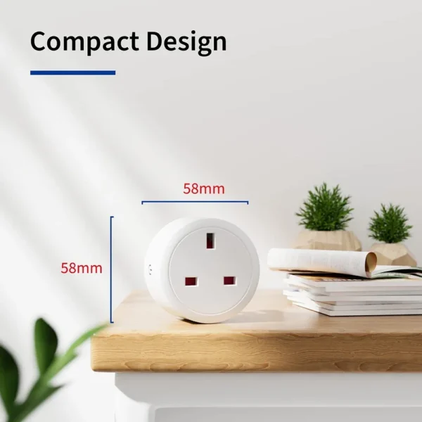 20A 16A UK Plug TUYA WIFI Smart Socket With Power Monitor Voice Control Timing Home Power Socket Works with Alexa Google Home - Image 6