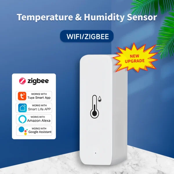 IHSENO Tuya WiFi Temperature Humidity Sensor Smart Life APP Monitor Smart Home Work With Alexa Google Home No Hub Required - Image 3