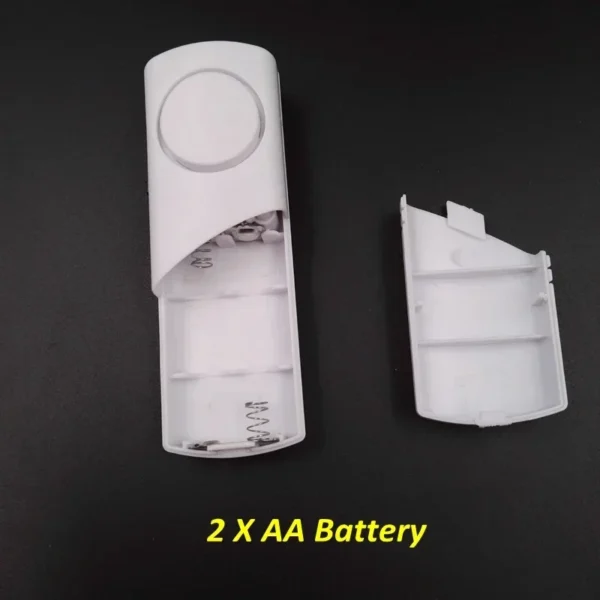 Independent Wood Door Alarm Sensor Window Detector with 90Db Buzzer Burglar Security Alarm System AAA Battery - Image 2